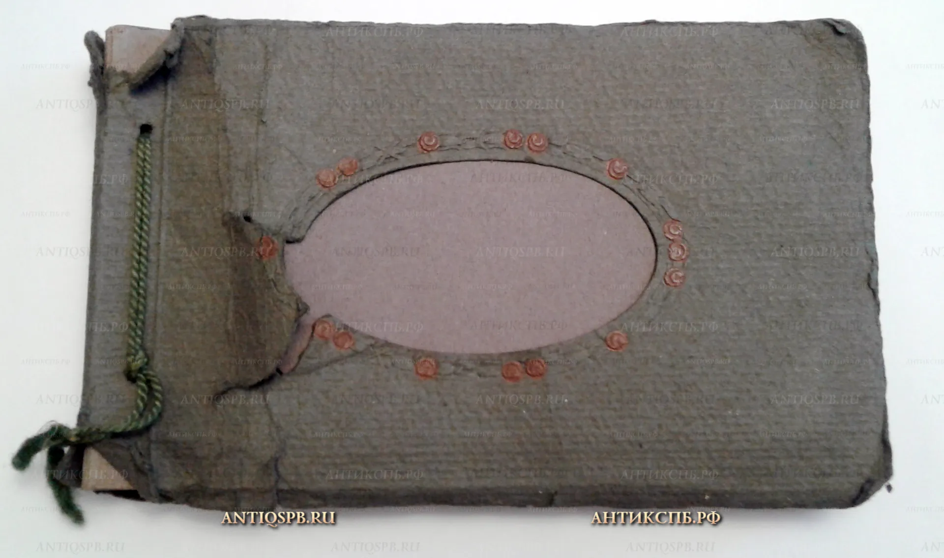 Альбом для фотографий старинный "Розы". Нач. ХХ века. №21750